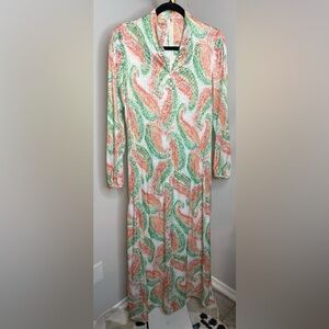 Vintage Felix Arbeo for Aventura Paisley Print Dress‎